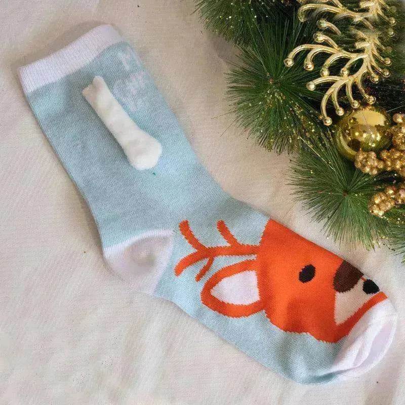 Fashion Simple Magnetic Christmas Socks For Men And Women - EX-STOCK Canada