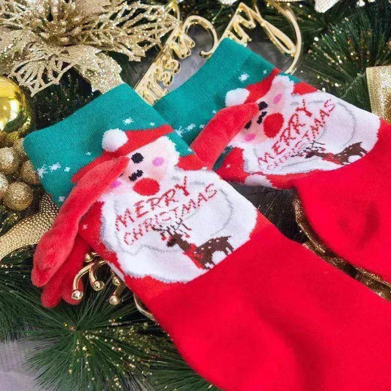 Fashion Simple Magnetic Christmas Socks For Men And Women - EX-STOCK Canada