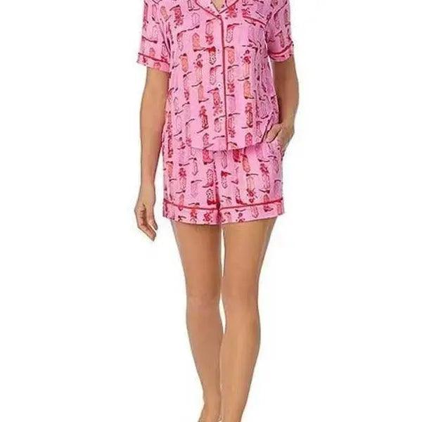 Fashion Striped Casual Two-piece Suit Pajamas For Women - EX-STOCK Canada