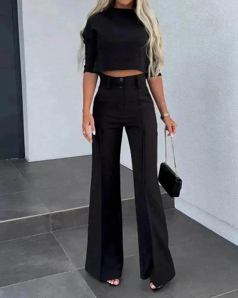 Fashion Tops High Waist Wide Leg - EX-STOCK Canada
