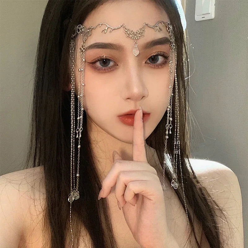 Fashion Water Drop Long Tassel Hairpin EX-STOCK Canada