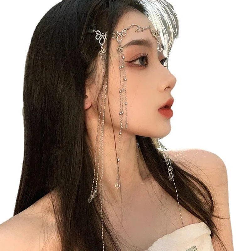 Fashion Water Drop Long Tassel Hairpin EX-STOCK Canada