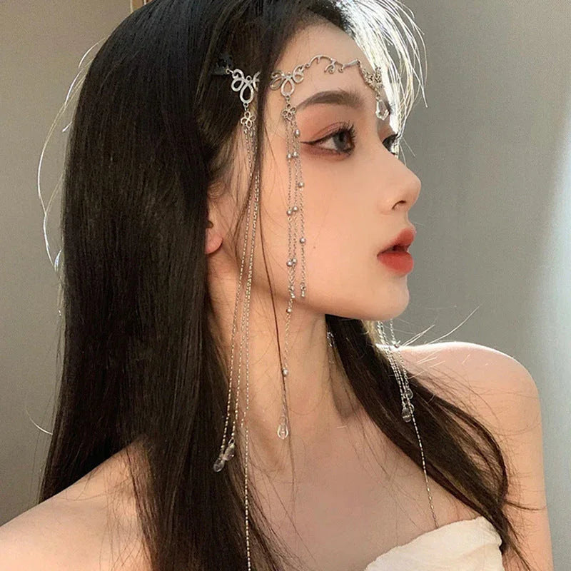 Horquilla de pelo larga con borla y gota de modaEX-STOCK Canada