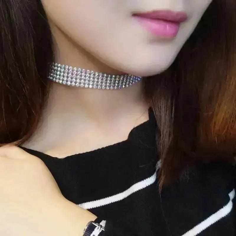 Collana Choker da Donna alla Moda con Cristalli e Strass Gioielli per Matrimonio Choker Collane da Donna - EX-STOCK Canada