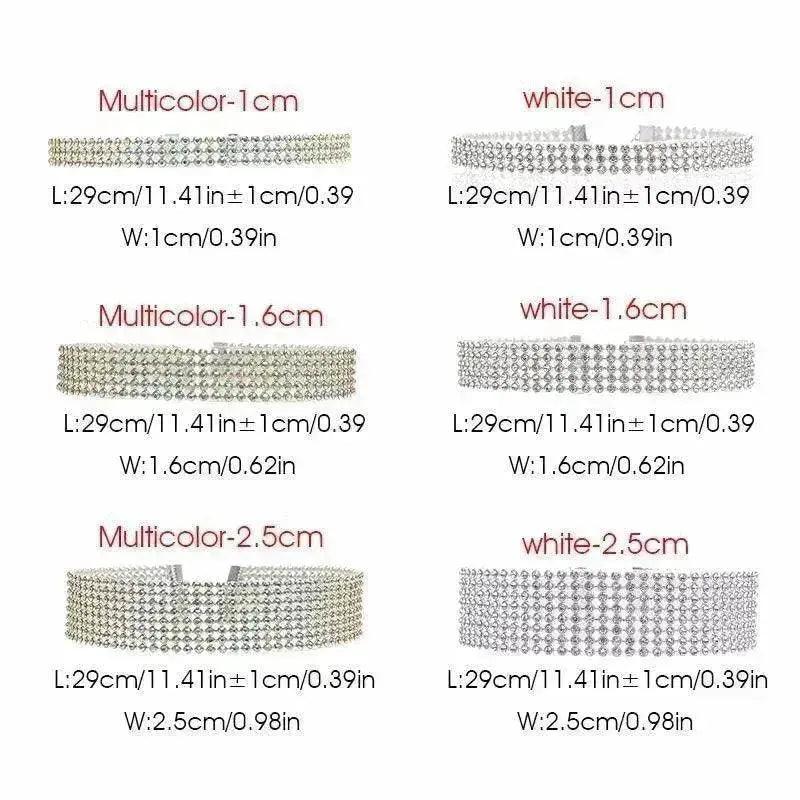Collana Choker da Donna alla Moda con Cristalli e Strass Gioielli per Matrimonio Choker Collane da Donna - EX-STOCK Canada
