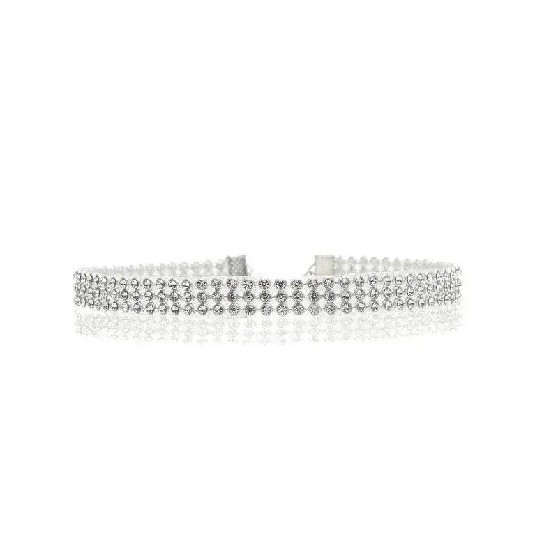 Collana Choker da Donna alla Moda con Cristalli e Strass Gioielli per Matrimonio Choker Collane da Donna - EX-STOCK Canada