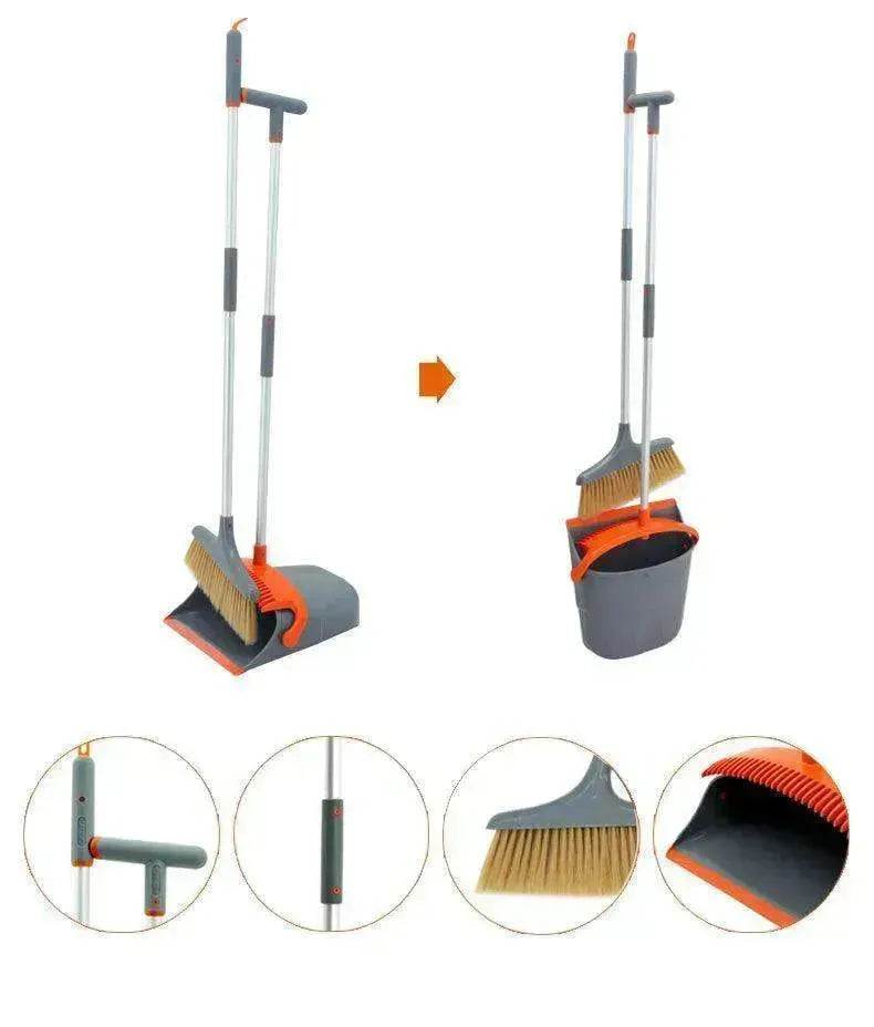 Fashionable Foldable Broom-Dustpan Set: House Helper - EX-STOCK Canada