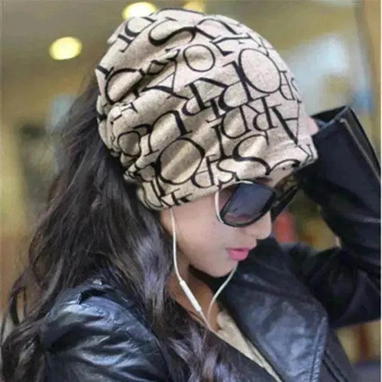 Damenbaumwollbuchstaben Turban-Einschränkungsmodenhut - EX-STOCK Canada