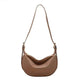 Female's Fashionable Moon Shape Underarm Solid Color Small Shoulder Bag - EX-STOCK Canada