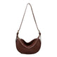Female's Fashionable Moon Shape Underarm Solid Color Small Shoulder Bag - EX-STOCK Canada