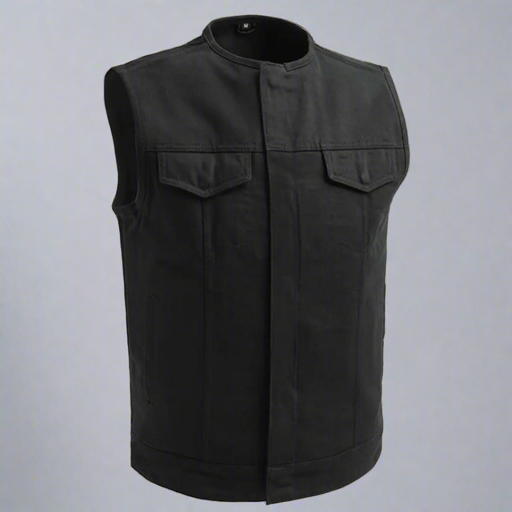 First MFG Co. Men's Motorcycle Twill Vest EX-STOCK Canada