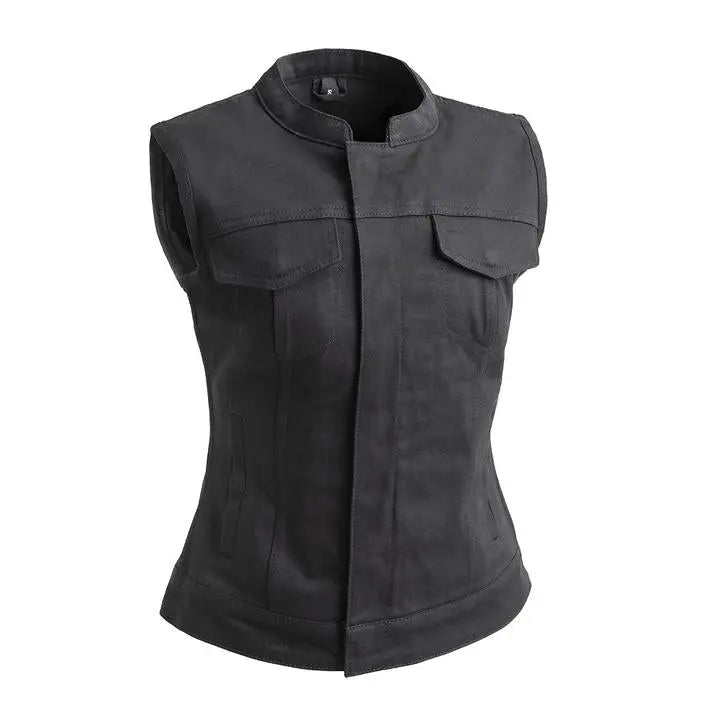 Premier gilet Lexy Motorcycle Twill pour femmes MFG Co.EX-STOCK Canada