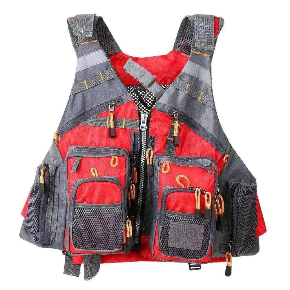 Fishing Outdoor Sport Flying Men Respiratory Jacket Safety Vest Survival Utility Vest - EX-STOCK Canada