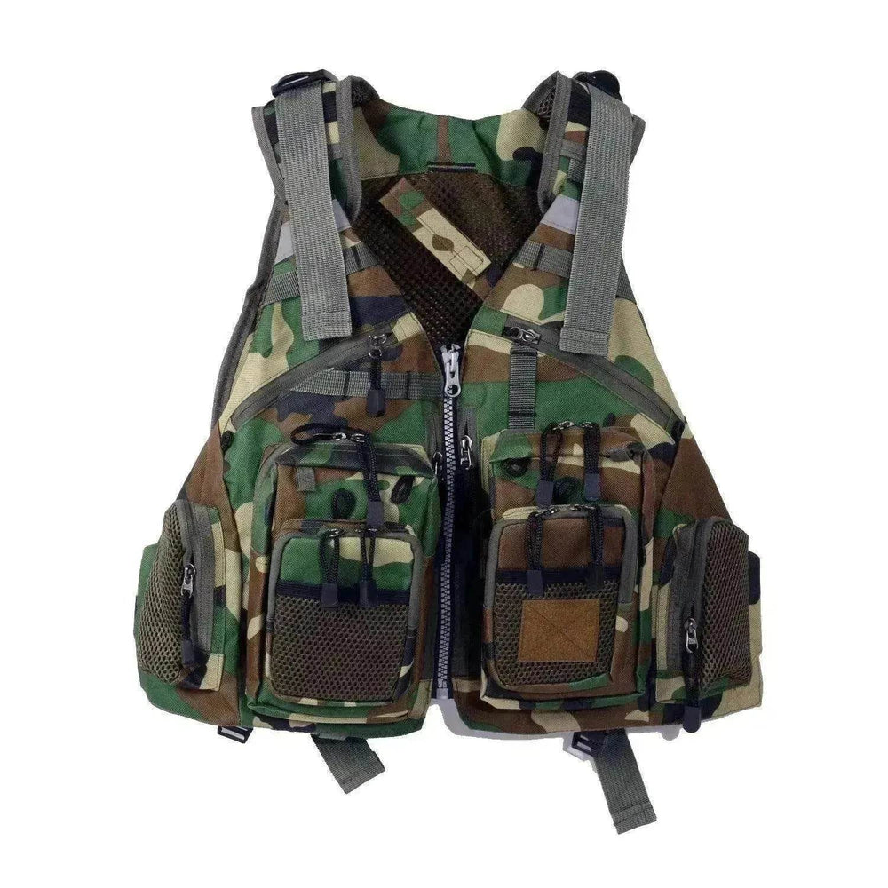 Fishing Outdoor Sport Flying Men Respiratory Jacket Safety Vest Survival Utility Vest - EX-STOCK Canada