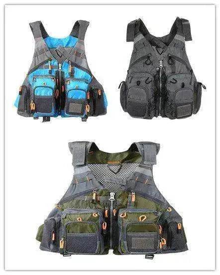 Fishing Outdoor Sport Flying Men Respiratory Jacket Safety Vest Survival Utility Vest - EX-STOCK Canada