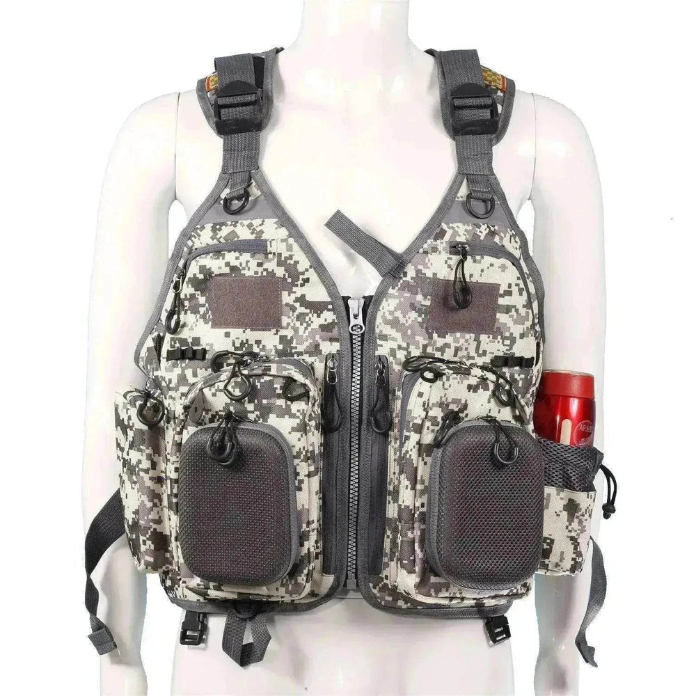 Fishing Outdoor Sport Flying Men Respiratory Jacket Safety Vest Survival Utility Vest - EX-STOCK Canada