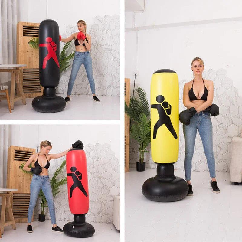 Fitness Inflatable Boxing Column Fighting Column Sandbag Vertical Venting Toy EX-STOCK Canada