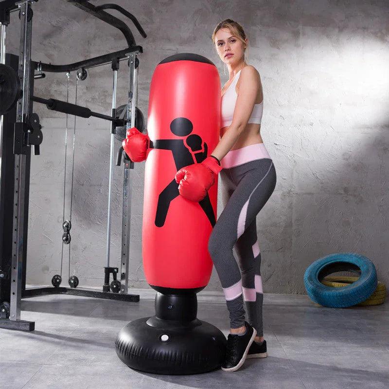 Fitness Inflatable Boxing Column Fighting Column Sandbag Vertical Venting Toy EX-STOCK Canada