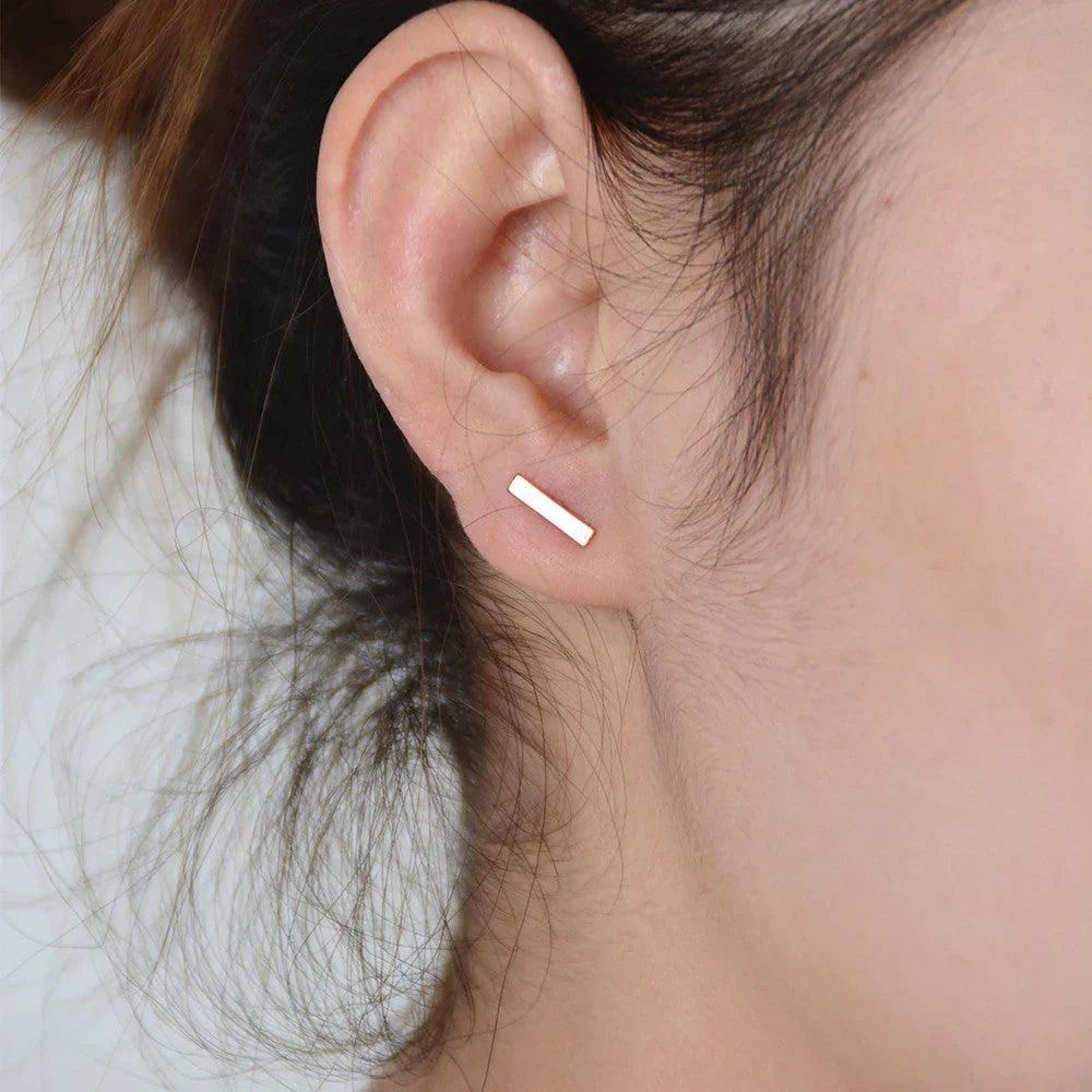 Flat earrings female earrings EX-STOCK Canada