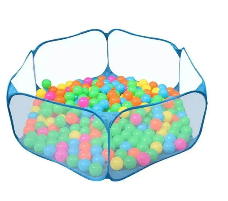 Foldable Kids' Play Tent with Ball Pit: Ocean Ball Pool & Crawling Game House for Outdoor Fun - EX-STOCK Canada