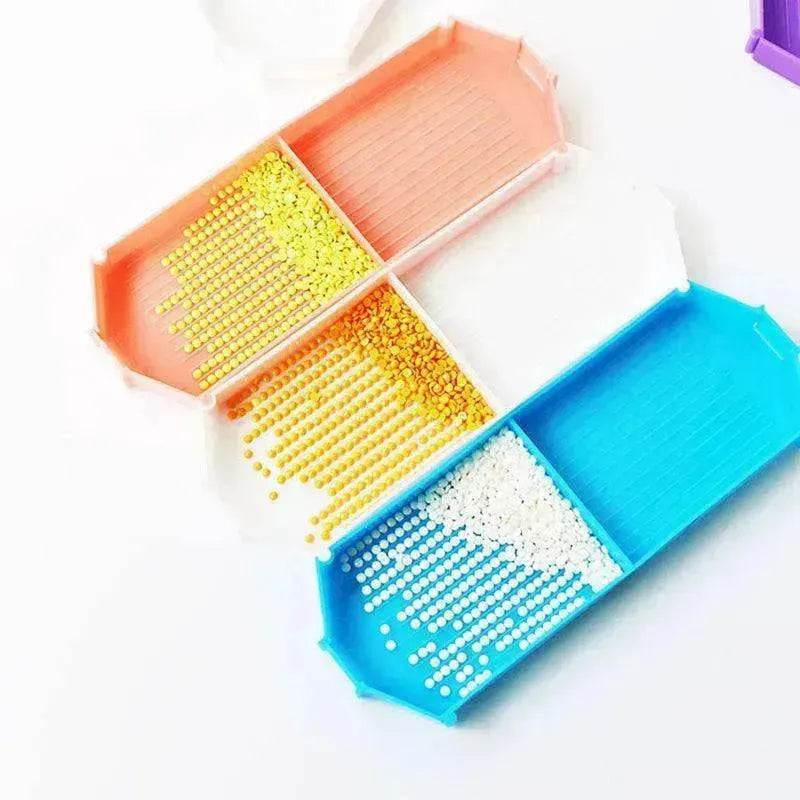 Folding Square Diamond Round shape Tray Tool Box - EX-STOCK Canada