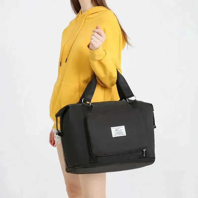 Folding Travel Bags For Backpack Handbag Sholder Bag Gym Fitness Weekender Overnight Women - EX-STOCK CANADA