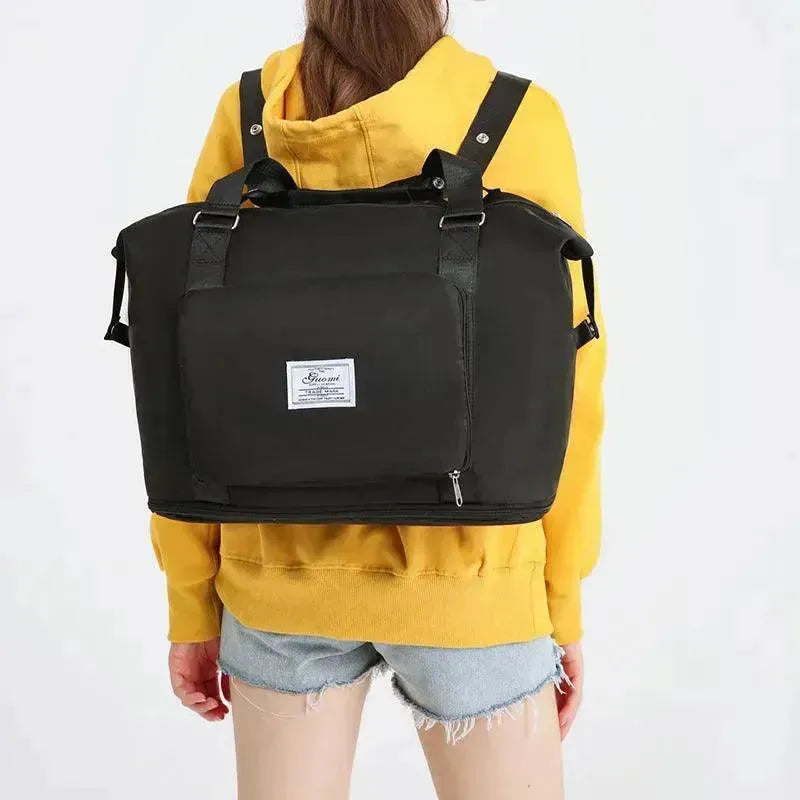 Folding Travel Bags For Backpack Handbag Sholder Bag Gym Fitness Weekender Overnight Women - EX-STOCK CANADA