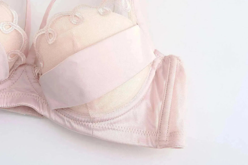 Ropa interior de sujetador cómodo de encaje estilo francés - EX-STOCK Canada