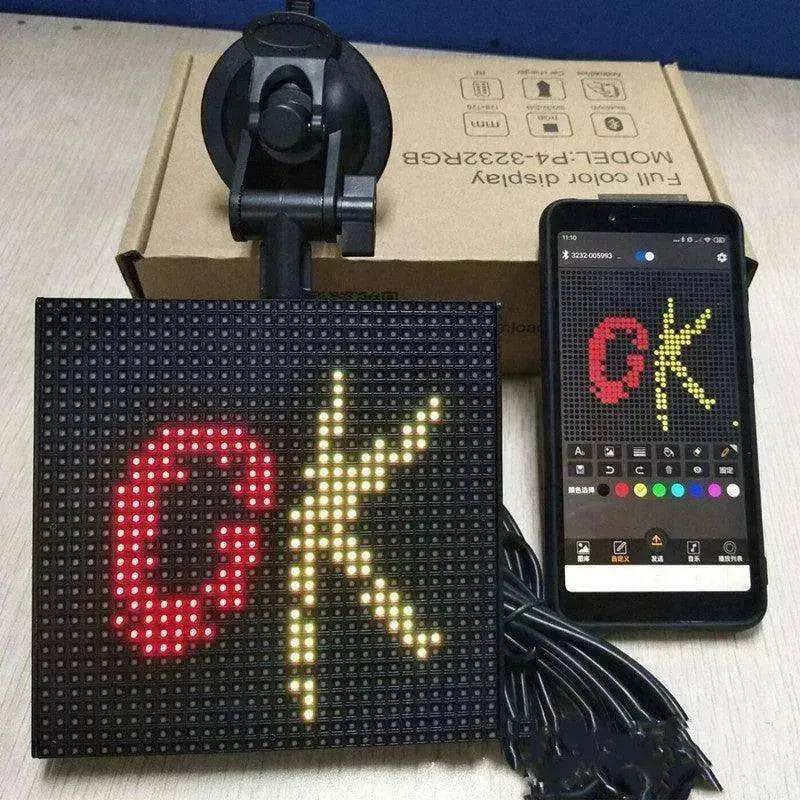 Full-Color Bluetooth Emoticon Car Led Display - EX-STOCK Canada