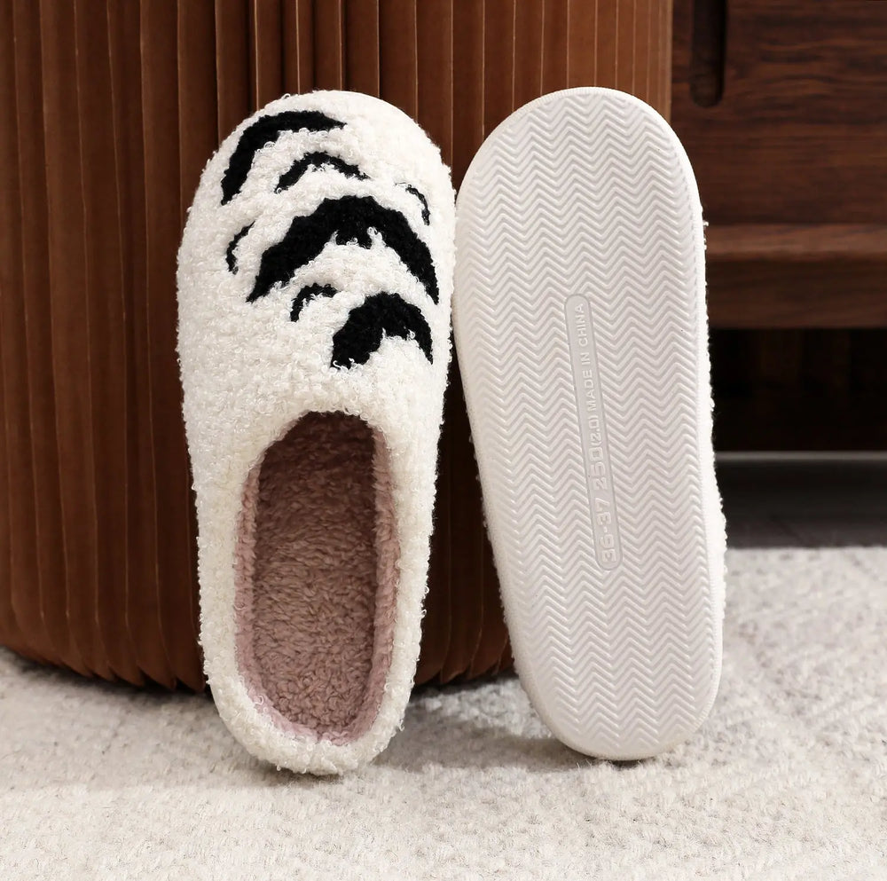 Funny Bat Slipper Halloween Pumpkin Flat Indoor House Shoes For Women Men Soft Plush Cozy Horror Fashion Halloween Gifts - EX-STOCK Canada