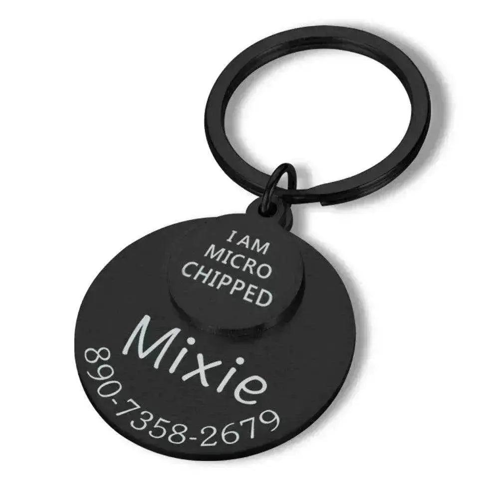 Funny Personalized POD Collar Pet ID Tag Keychain - EX-STOCK Canada