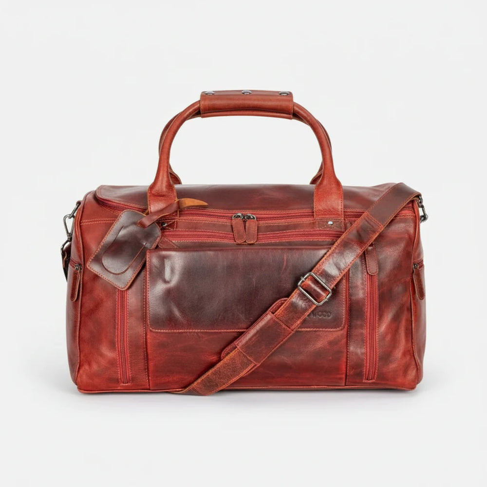 Sac de voyage en cuir Greenwood Leather Regina grandEX-STOCK Canada
