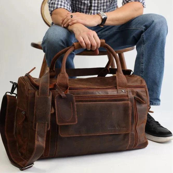 Borsa da viaggio grande a sacco Greenwood Leather Regina - EX-STOCK Canada