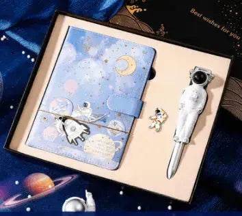 Galaxy Dream Coloring Page Notebook Cute Cartoon Astronaut - EX-STOCK Canada