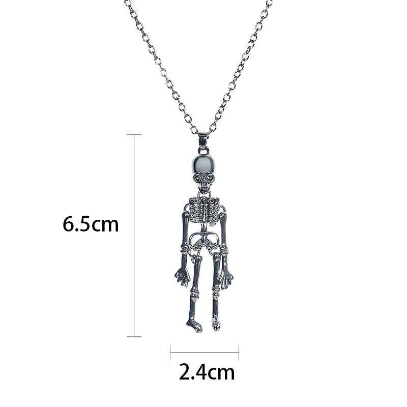Collana con Ciondolo Testa di Zucca Pipistrello Teschio Fantasma del Festival dei Fantasmi - EX-STOCK Canada