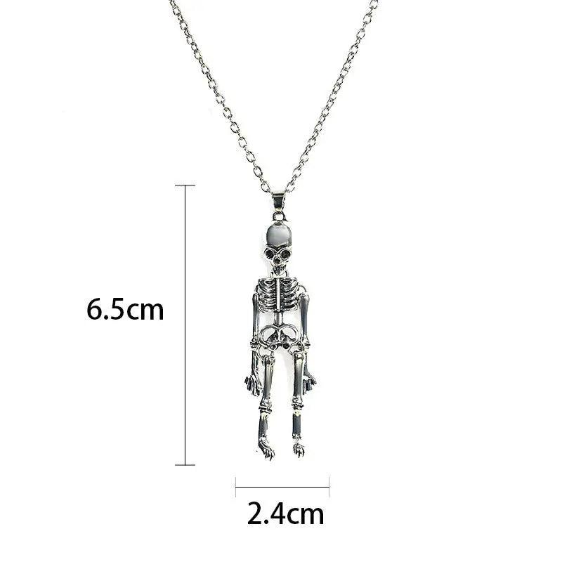 Collana con Ciondolo Testa di Zucca Pipistrello Teschio Fantasma del Festival dei Fantasmi - EX-STOCK Canada