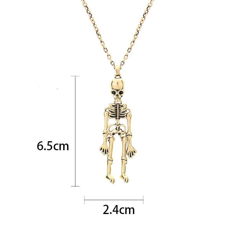 Collana con Ciondolo Testa di Zucca Pipistrello Teschio Fantasma del Festival dei Fantasmi - EX-STOCK Canada