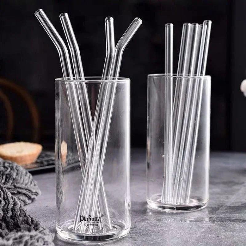 Glass Straws, Pearl Milk Tea Coarse Drinking Straws, Non-disposable Transparent Water Cups, Long Straws EX-STOCK Canada