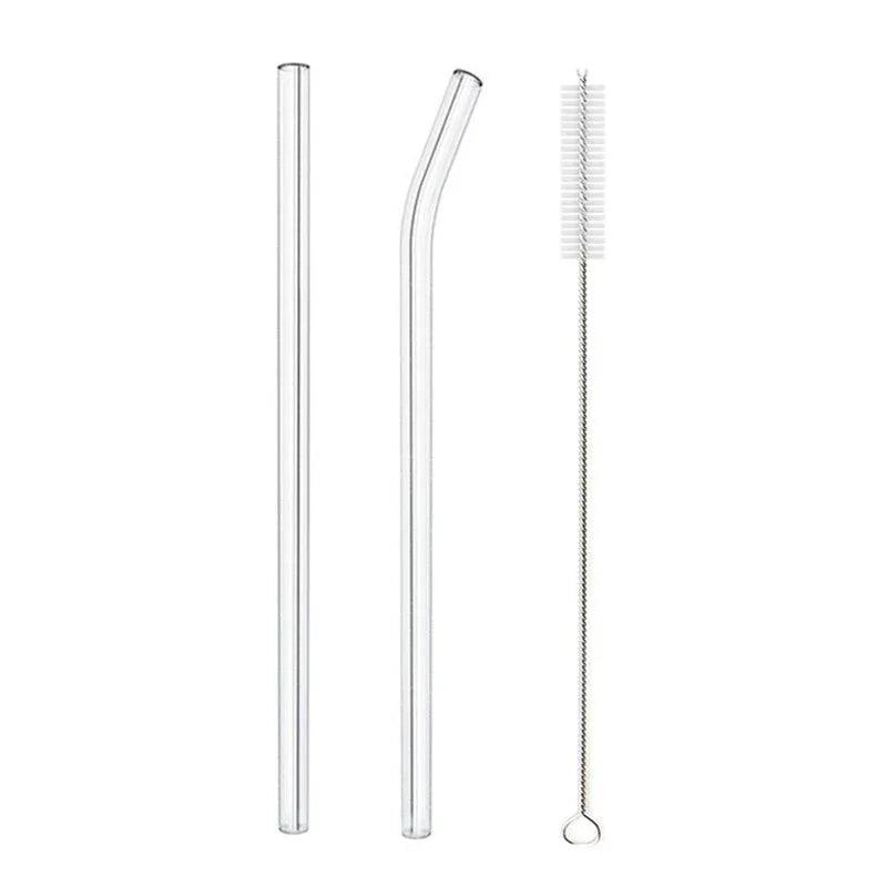 Glass Straws, Pearl Milk Tea Coarse Drinking Straws, Non-disposable Transparent Water Cups, Long Straws EX-STOCK Canada