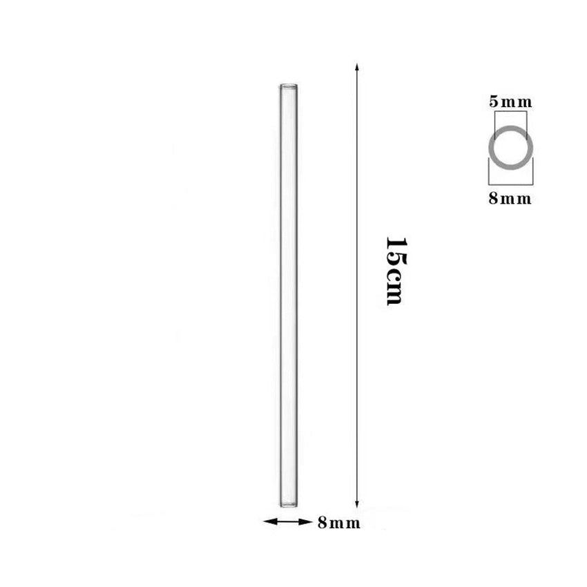 Glass Straws, Pearl Milk Tea Coarse Drinking Straws, Non-disposable Transparent Water Cups, Long Straws EX-STOCK Canada