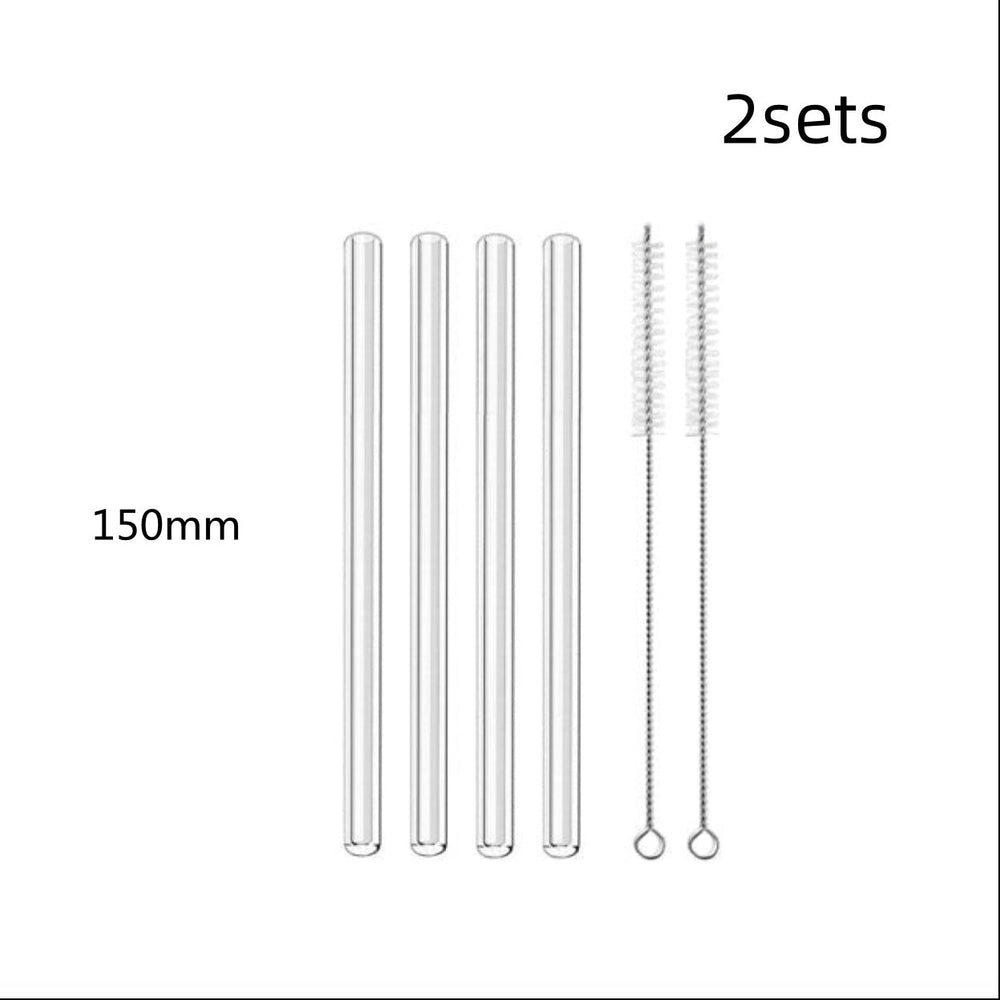 Glass Straws, Pearl Milk Tea Coarse Drinking Straws, Non-disposable Transparent Water Cups, Long Straws EX-STOCK Canada