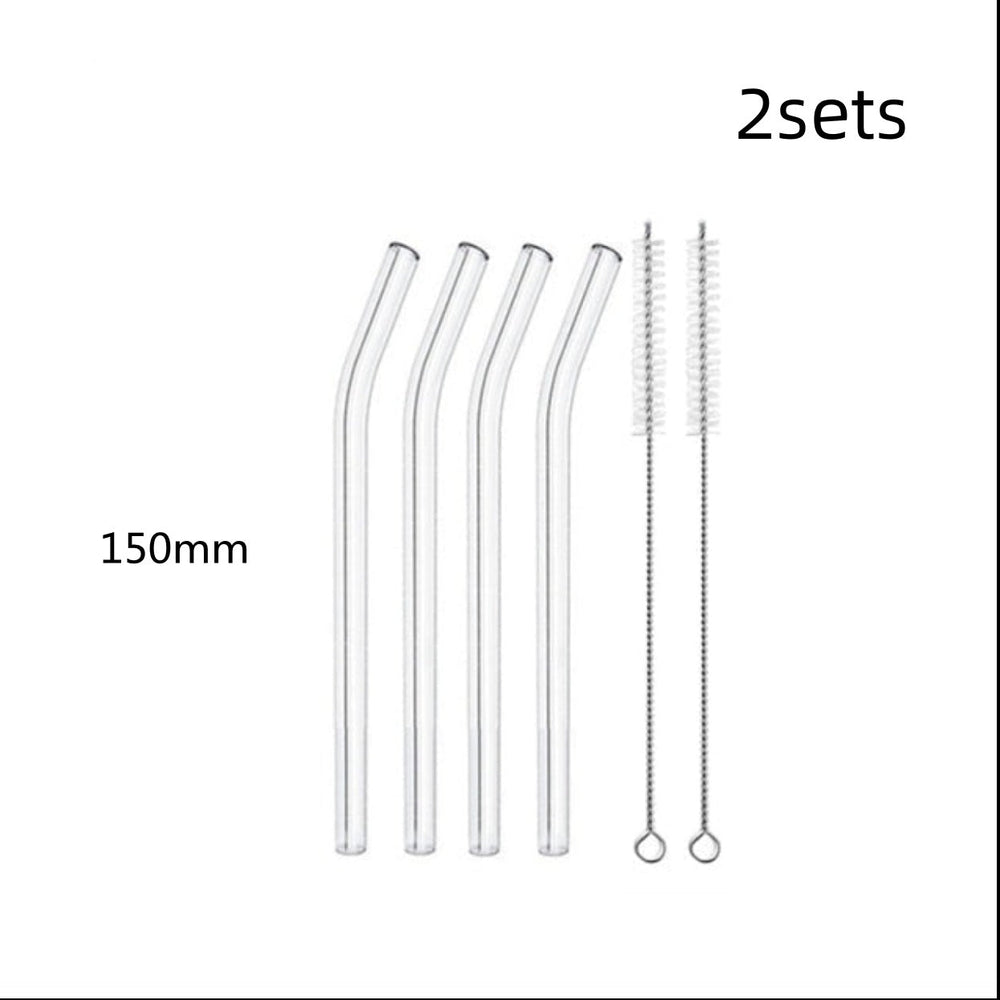 Glass Straws, Pearl Milk Tea Coarse Drinking Straws, Non-disposable Transparent Water Cups, Long Straws EX-STOCK Canada