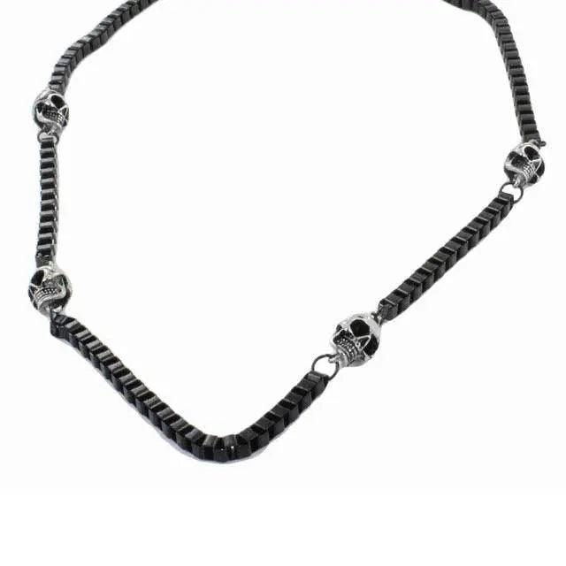 Collana con Catena e Teschio per Biker GoSteelEX-STOCK Canada