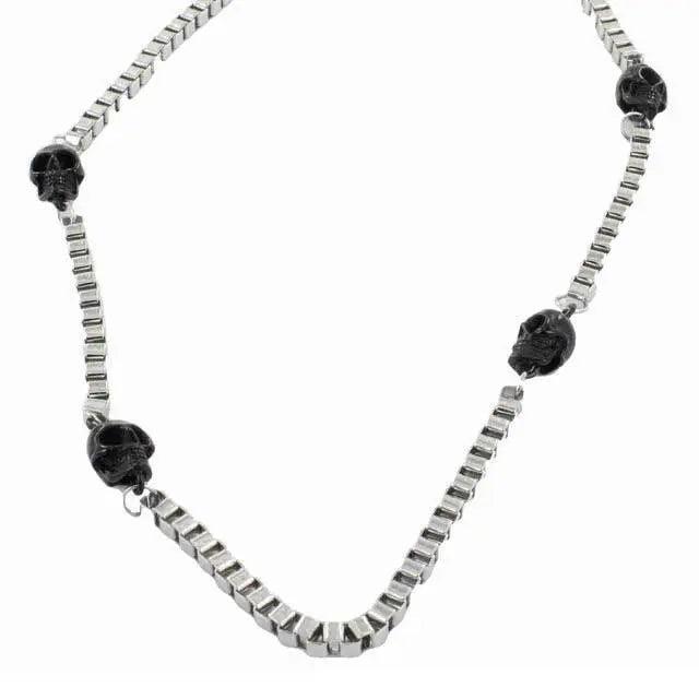 Collana con Catena e Teschio per Biker GoSteelEX-STOCK Canada