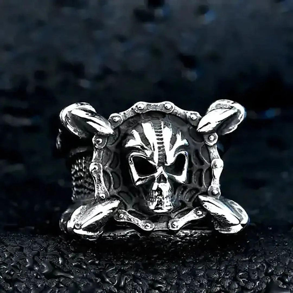 Anello da uomo GoSteel Catena da bici & TeschioEX-STOCK Canada