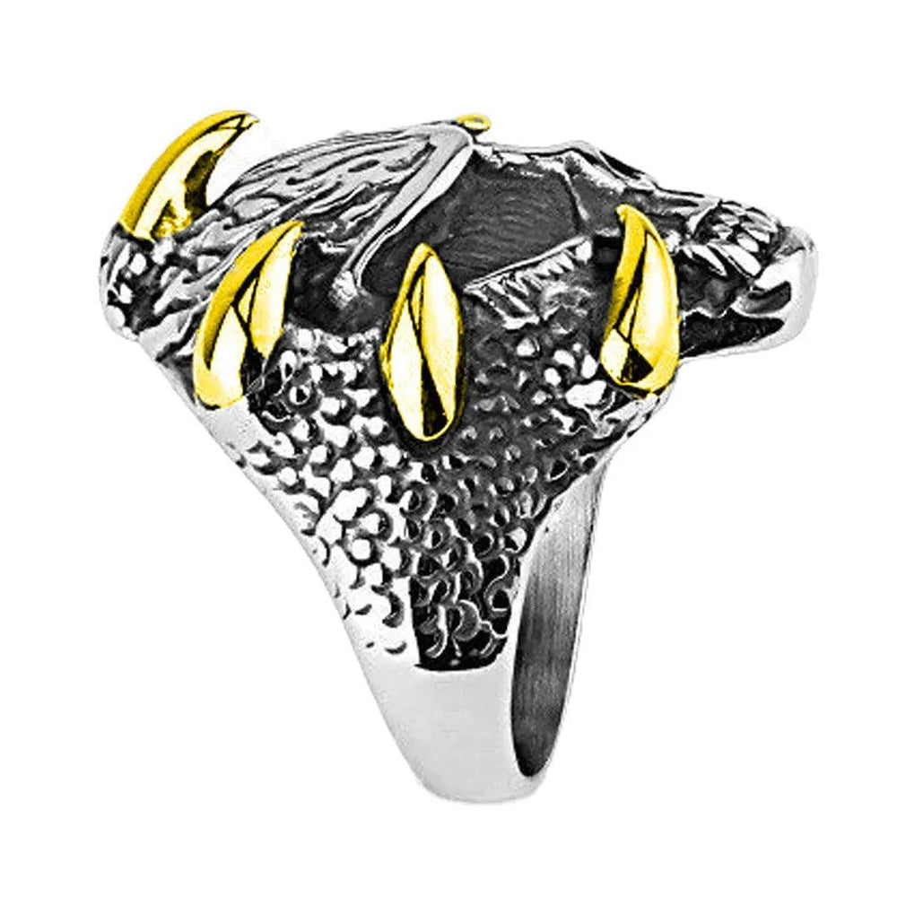 Anillo de Dragón con Garras y Calavera para Hombre GoSteelEX-STOCK Canada