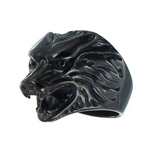 GoSteel Mens Wolf Ring EX-STOCK Canada