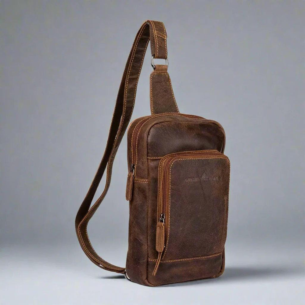 Zaino Borsa a tracolla Hamilton in pelle Greenwood - EX-STOCK Canada
