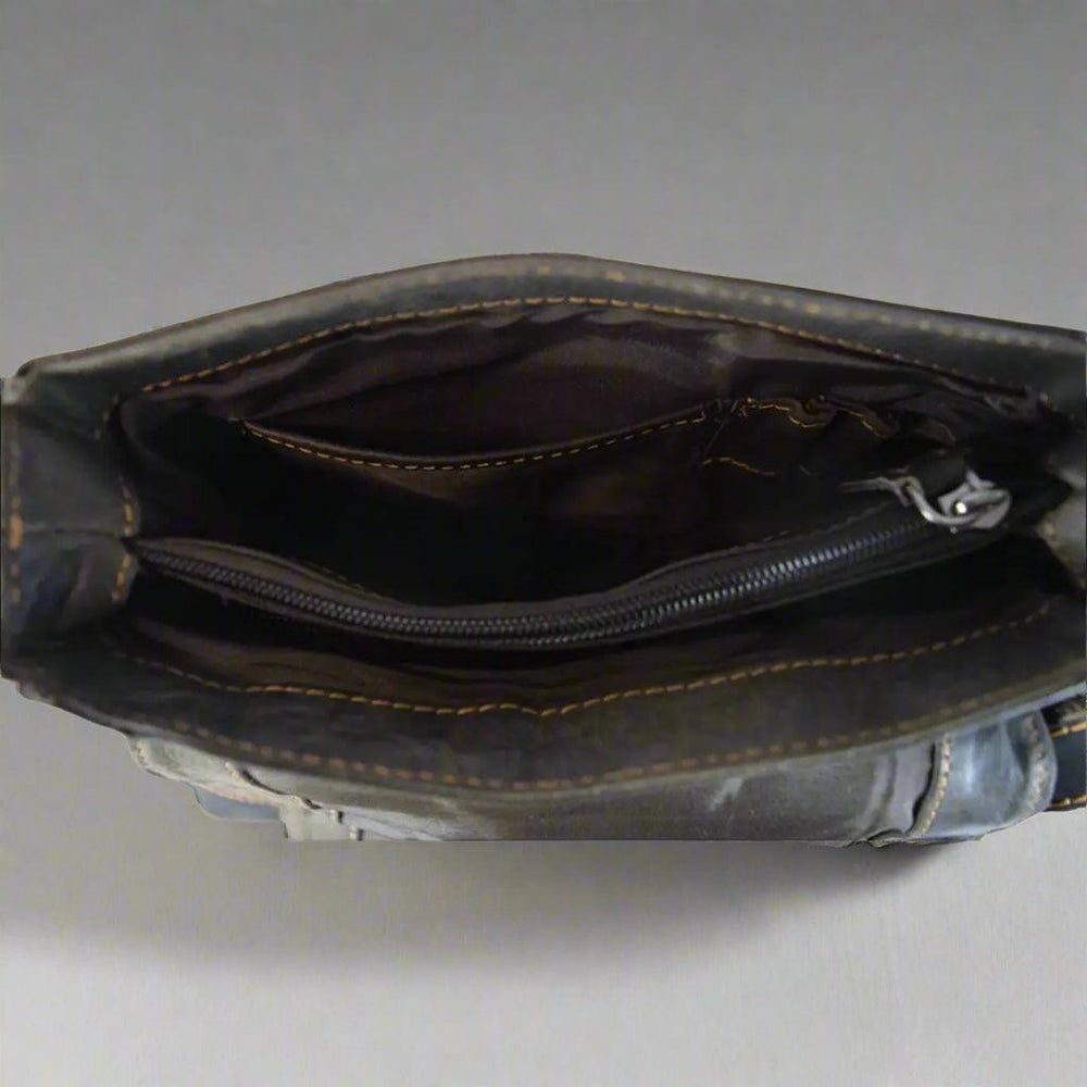 Borsa Messenger Mini Henry in Pelle GreenwoodEX-STOCK Canada