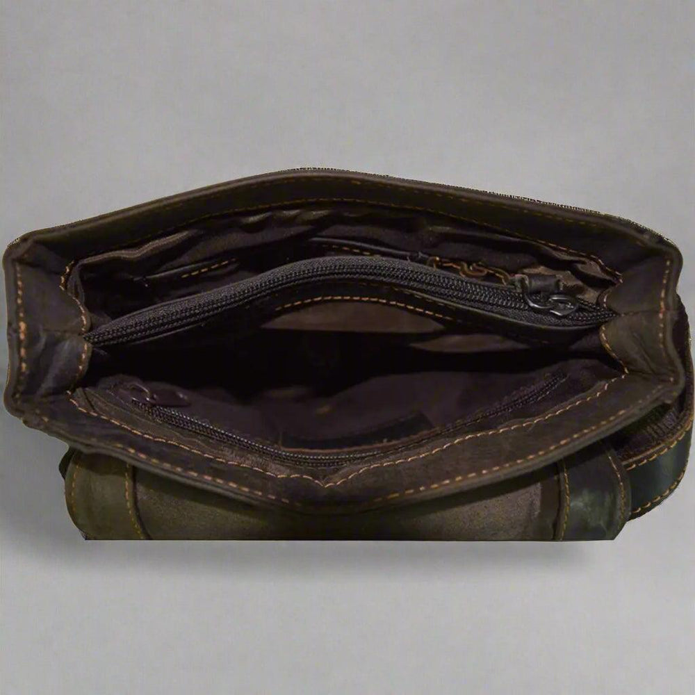 Borsa Messenger Mini Henry in Pelle GreenwoodEX-STOCK Canada
